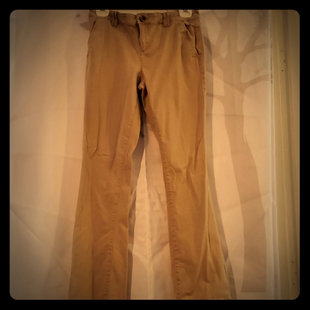 Mossimo Juniors sz.8 Bootcut Khakis Tan